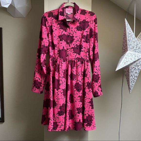 kate spade Dresses & Skirts - Kate Spade pink button down knee length dress